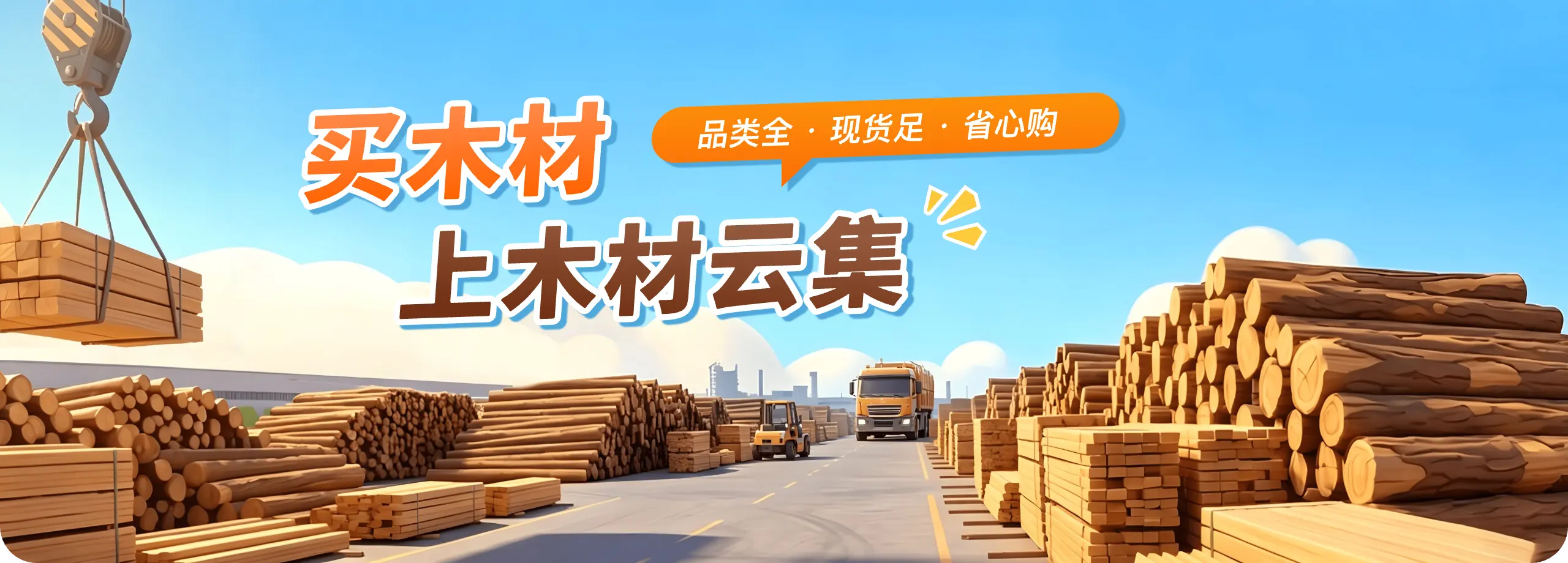买木材 上木材云集 - 品类全·现货足·省心购